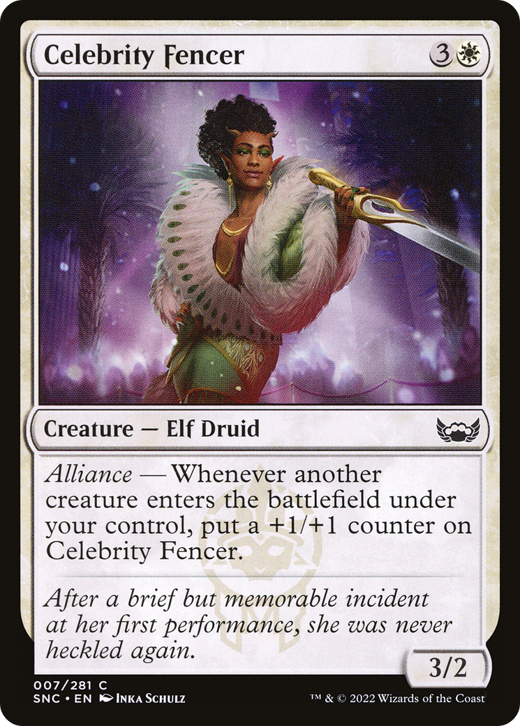 Celebrity Fencer (SNC-007) [Streets of New Capenna] Foil