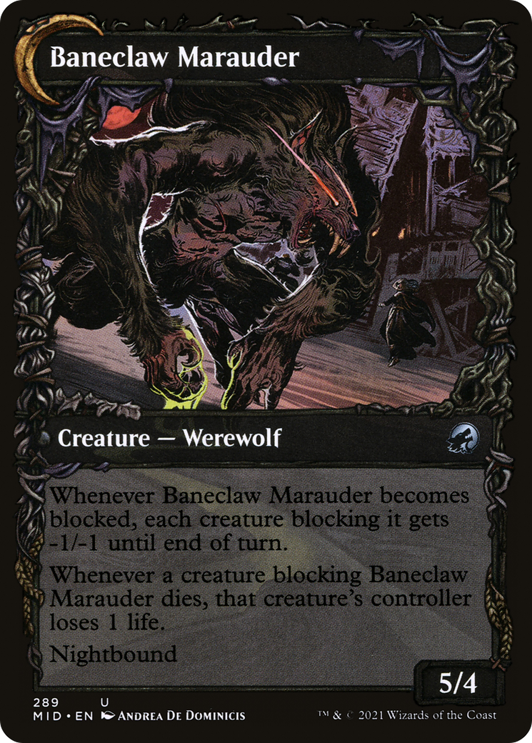 Baneblade Scoundrel (Showcase) (MID-289) [Innistrad: Midnight Hunt] Foil