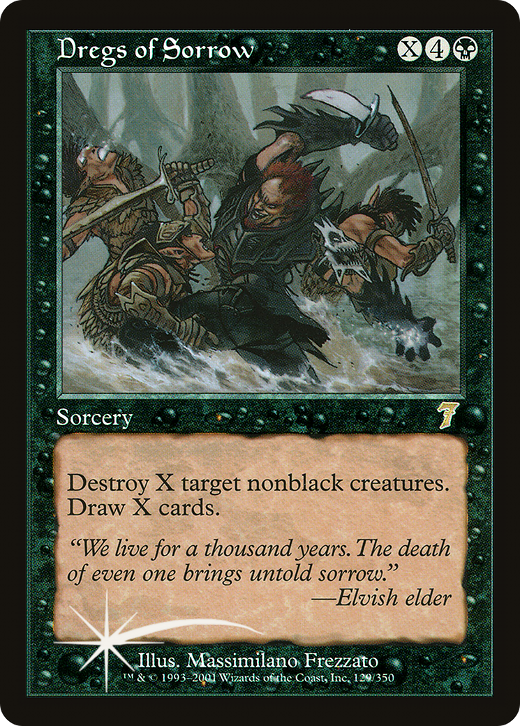 Dregs of Sorrow (7ED-129★) [7th Edition] Foil