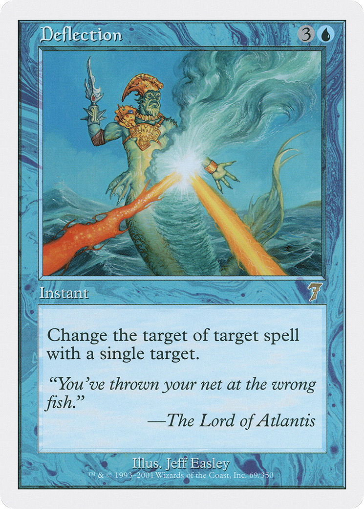 Deflection (7ED-069) [7th Edition] Foil