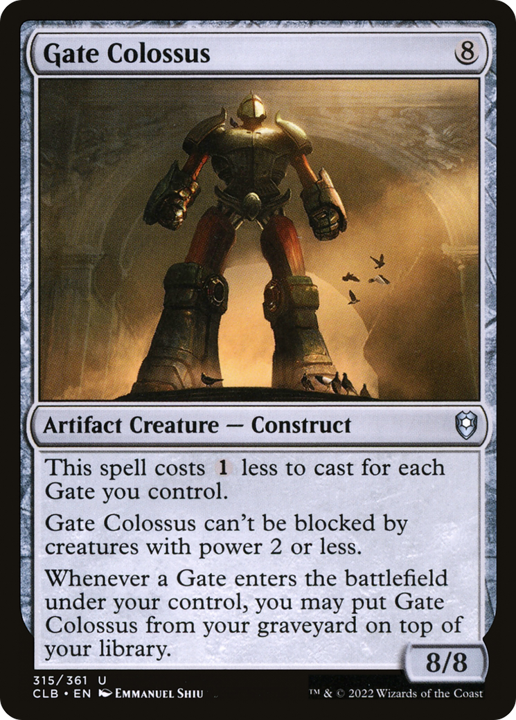 Gate Colossus (CLB-315) [Commander Legends: Battle for Baldur's Gate]