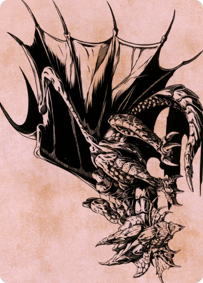 Ancient Copper Dragon // Ancient Copper Dragon (ACLB-052) (Borderless) [Battle for Baldur's Gate Art Series]