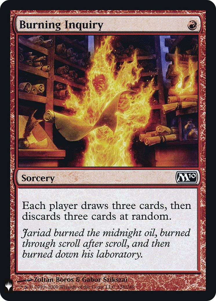 Burning Inquiry (LIST-M10-128) [The List] Foil
