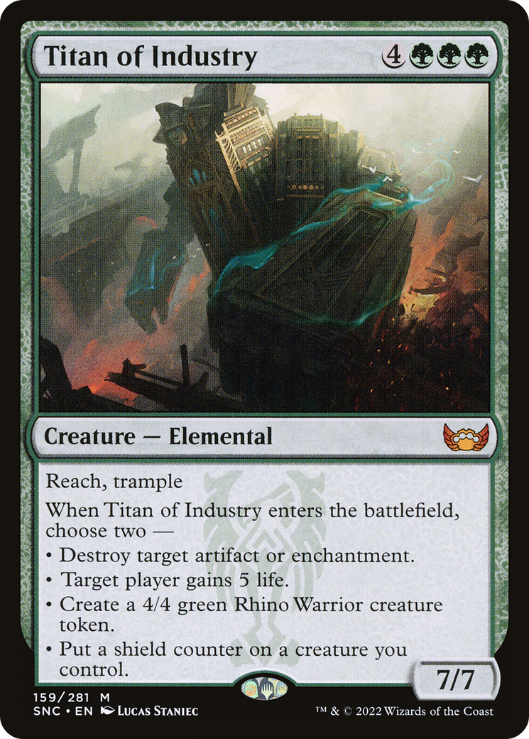 Titan of Industry (SNC-159) [Streets of New Capenna] Foil
