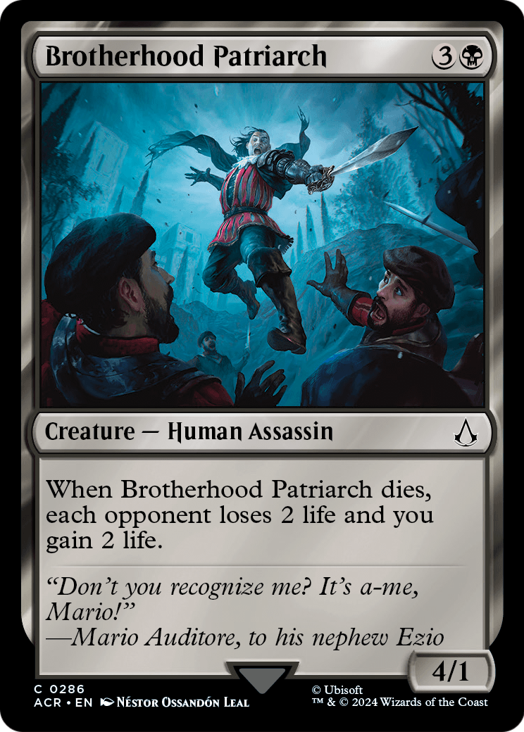 Brotherhood Patriarch (ACR-286) [Assassin's Creed]