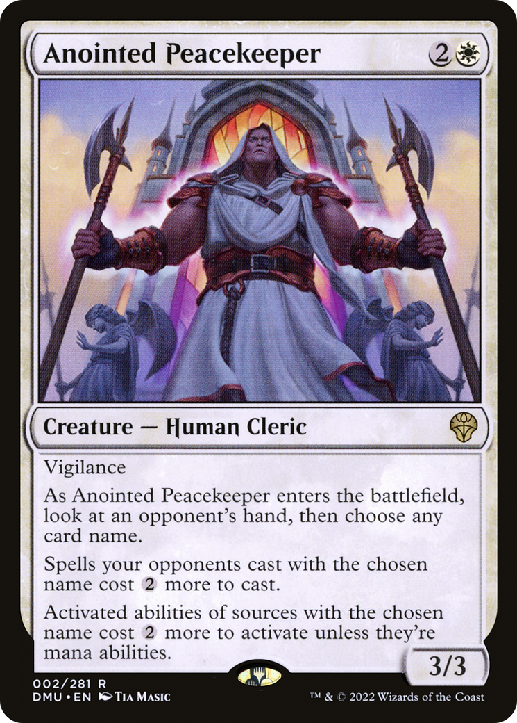 Anointed Peacekeeper (DMU-002) [Dominaria United]