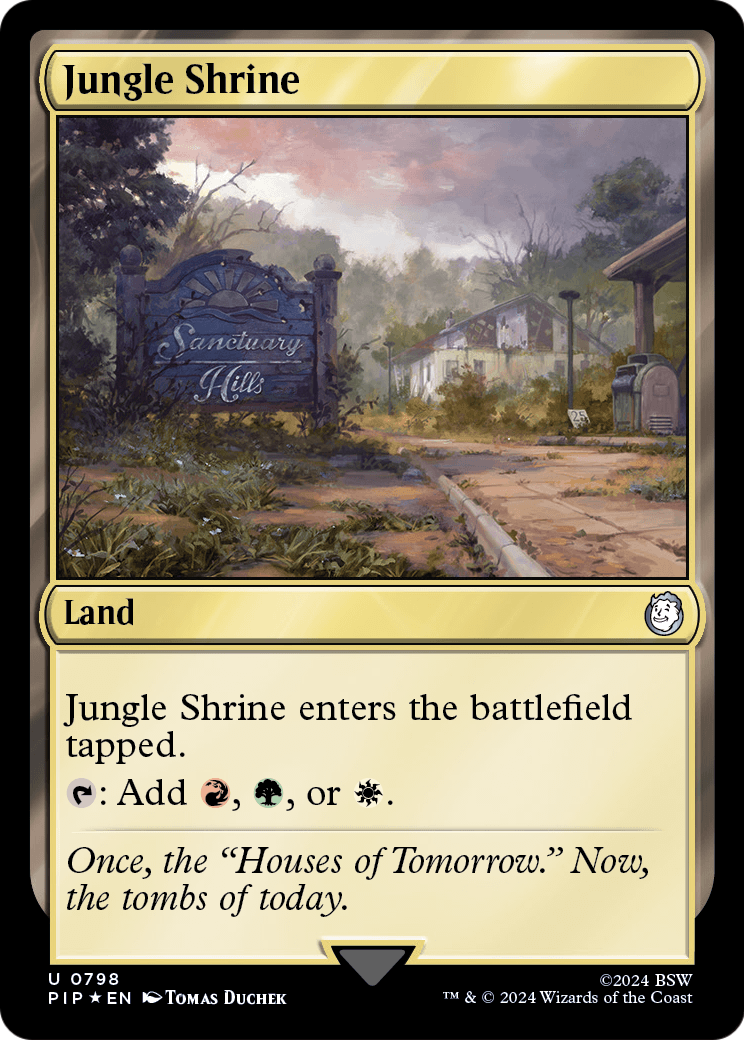 Jungle Shrine (Surge Foil) (PIP-798) [Fallout] Foil