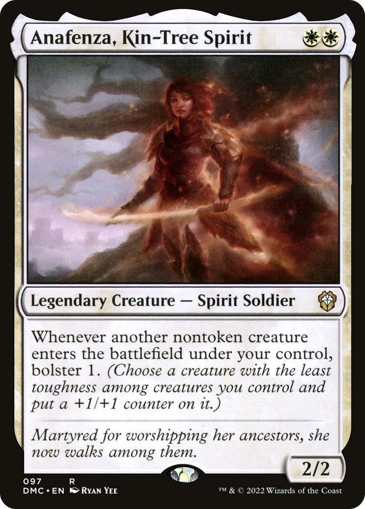 Anafenza, Kin-Tree Spirit (DMC-097) [Dominaria United Commander]