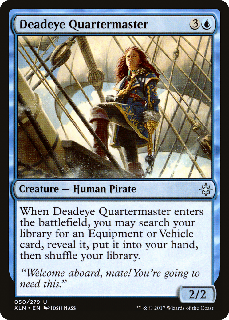 Deadeye Quartermaster (XLN-050) [Ixalan] Foil