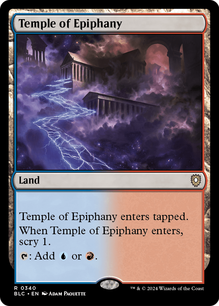Temple of Epiphany (BLC-340) [Bloomburrow Commander]