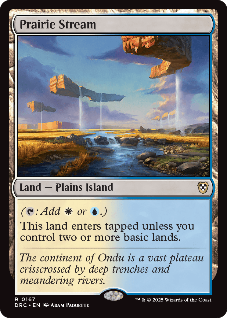 Prairie Stream (DRC-167) [Commander: Aetherdrift]