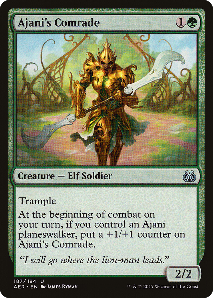 Ajani's Comrade (AER-187) [Aether Revolt]