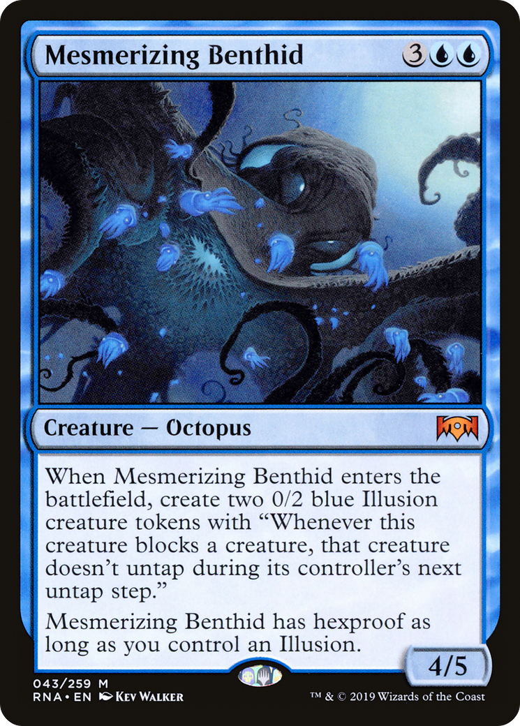 Mesmerizing Benthid (RNA-043) [Ravnica Allegiance] Foil