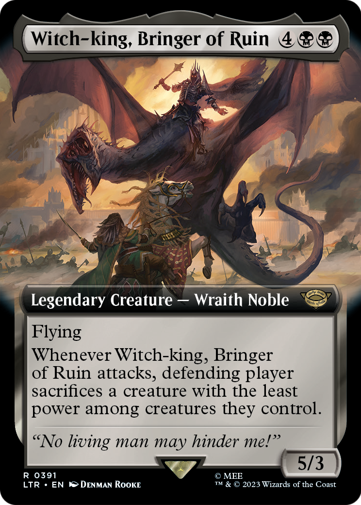 Witch-king, Bringer of Ruin (Extended Art) (LTR-391) [The Lord of the Rings: Tales of Middle-earth]