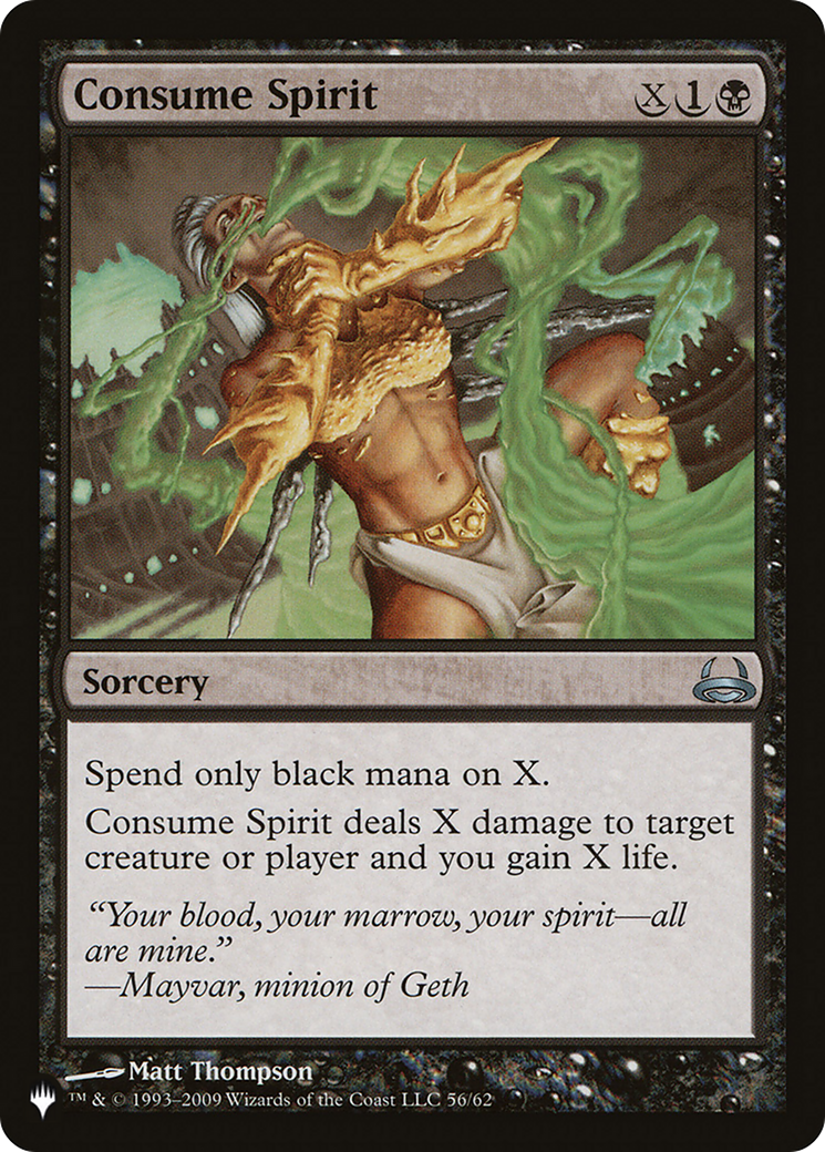 Consume Spirit (LIST-DDC-56) [The List]