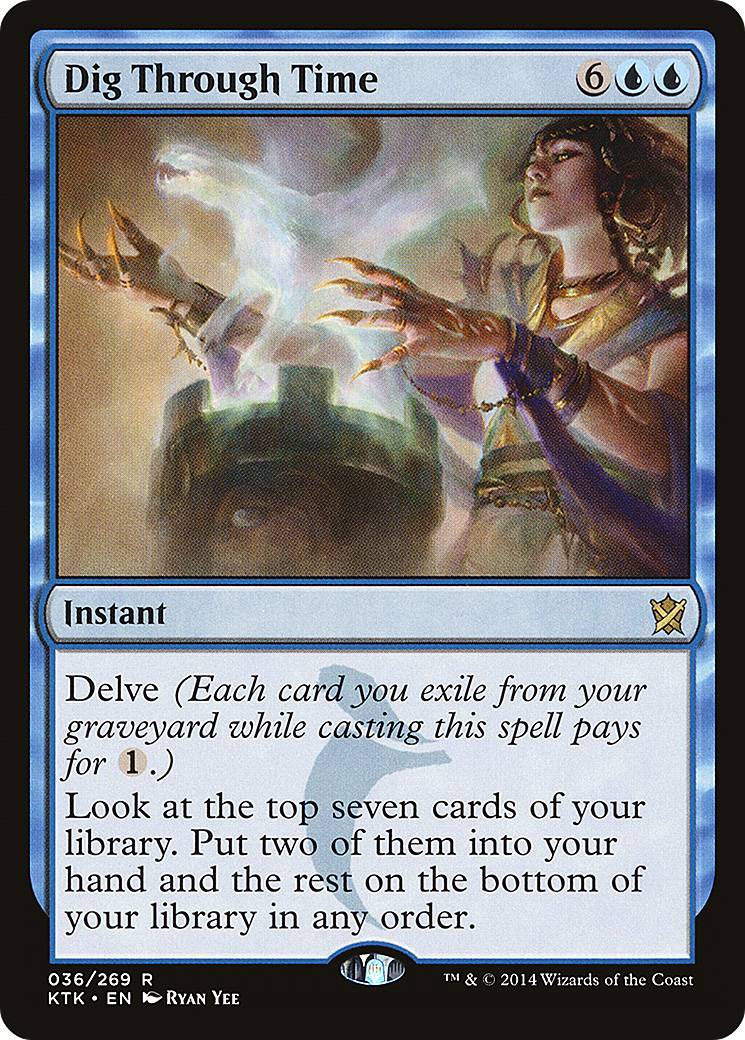 Dig Through Time (KTK-036) [Khans of Tarkir]