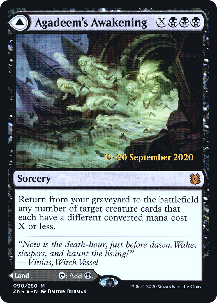 Agadeem's Awakening (PRE-90S) [Zendikar Rising Promos] Foil