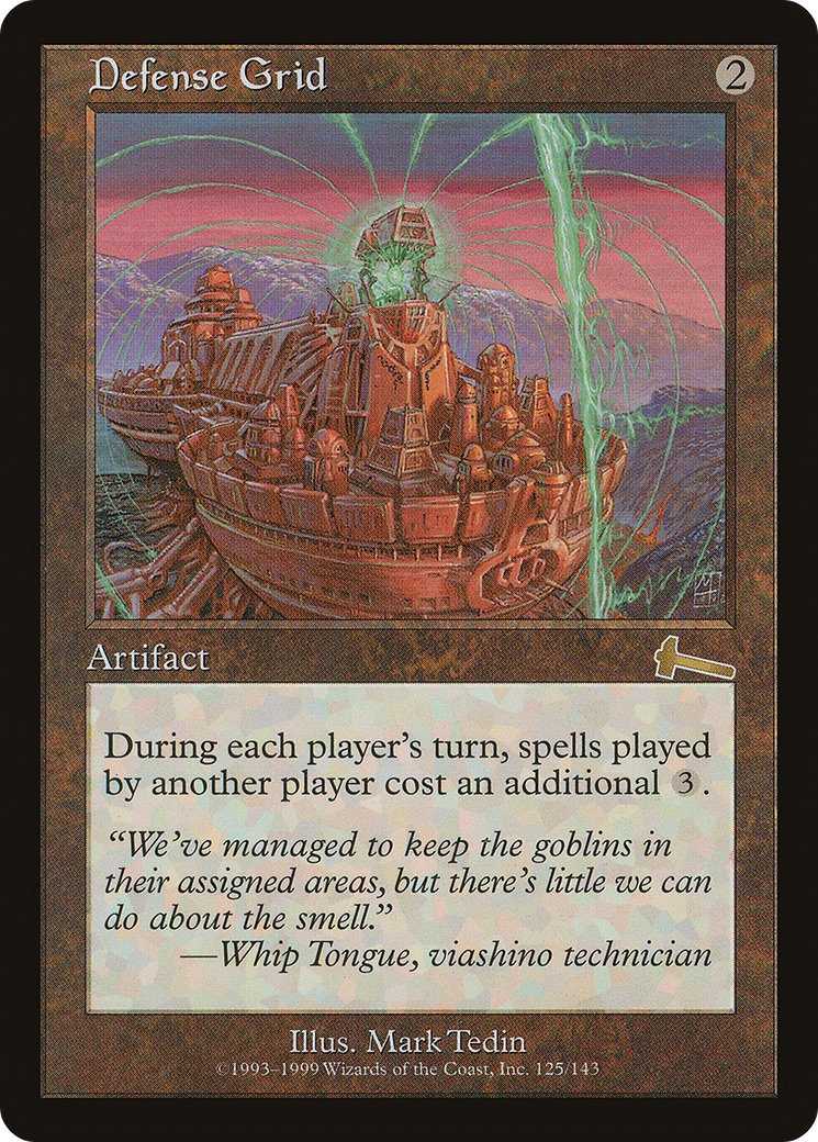Defense Grid (ULG-125) [Urza's Legacy] Foil