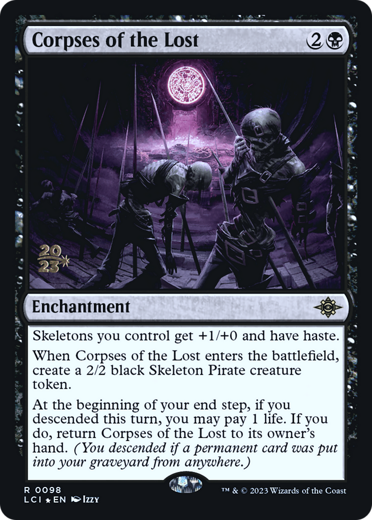 Corpses of the Lost (PRE-098) [The Lost Caverns of Ixalan Promos] Foil