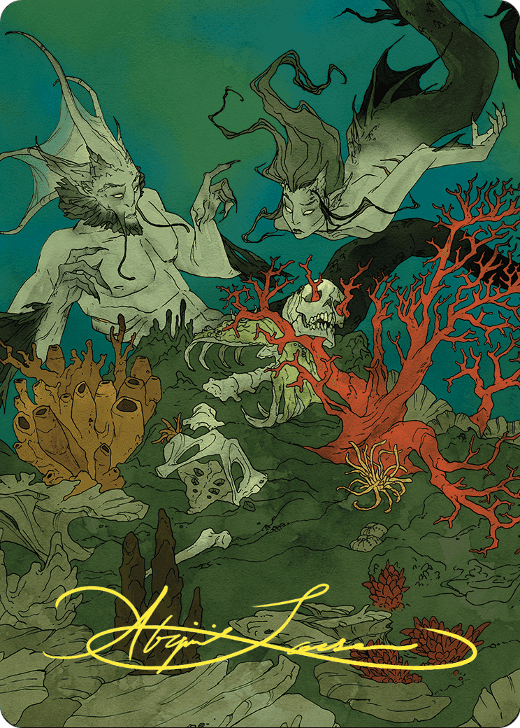 Curiosity // Curiosity (AWOE-065) (Borderless) [Wilds of Eldraine Art Series]