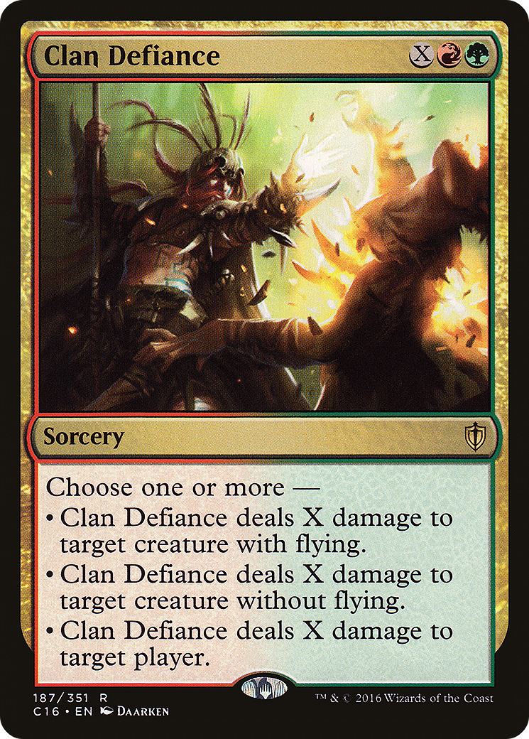 Clan Defiance (C16-187) [Commander 2016]