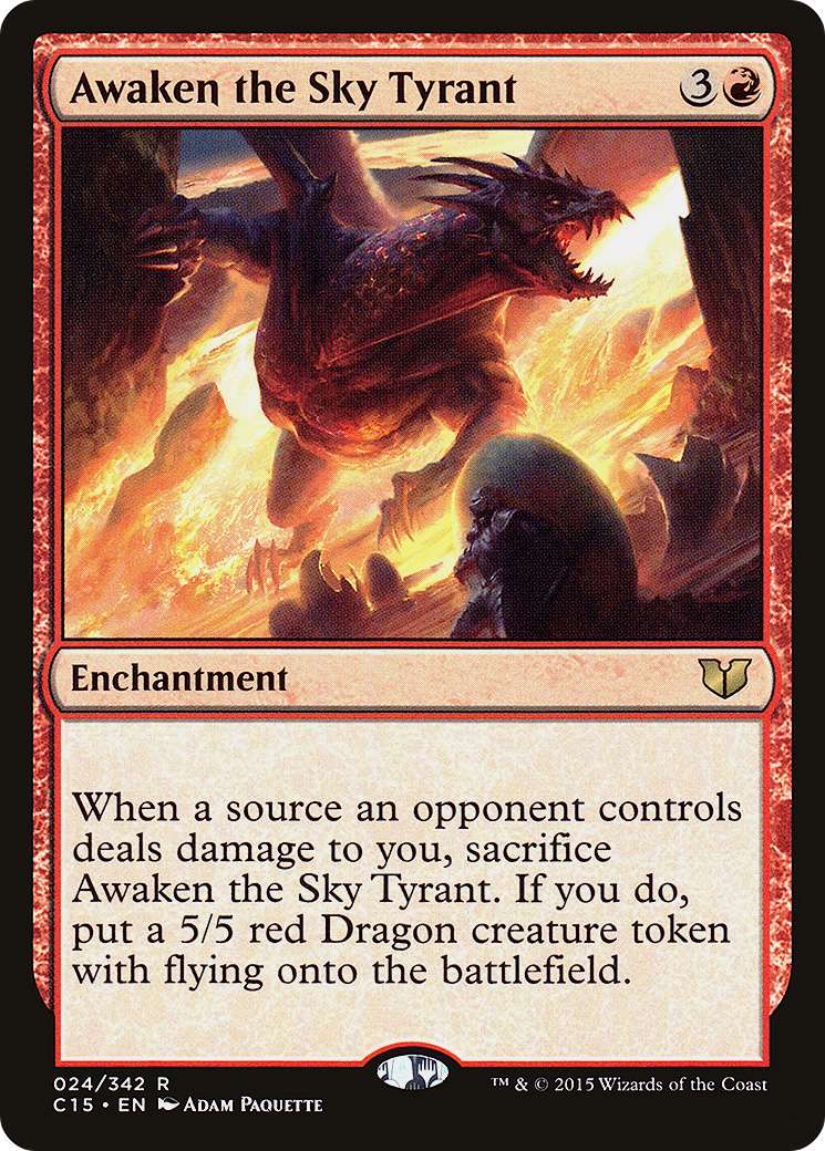 Awaken the Sky Tyrant (C15-024) [Commander 2015]