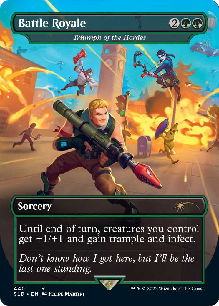 Battle Royale - Triumph of the Hordes (SLD-445) (Borderless) [Secret Lair Drop] Foil