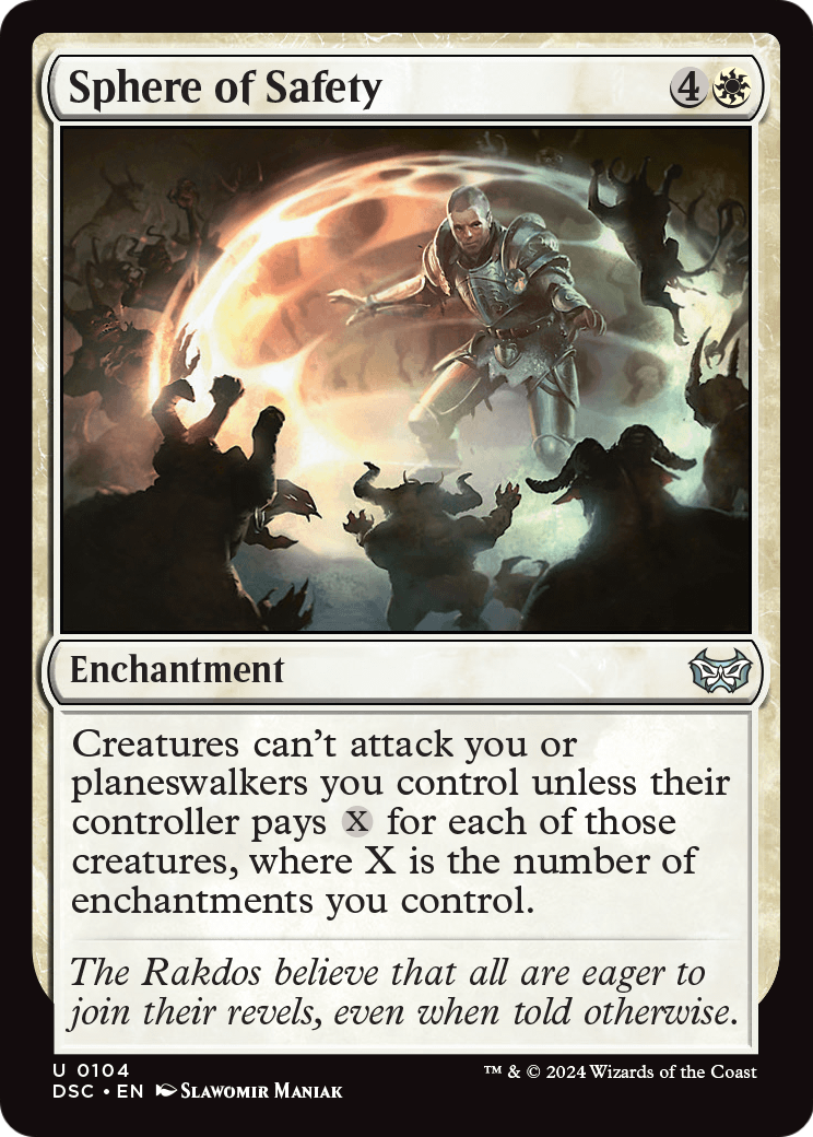 Sphere of Safety (DSC-104) [Duskmourn: House of Horror Commander]
