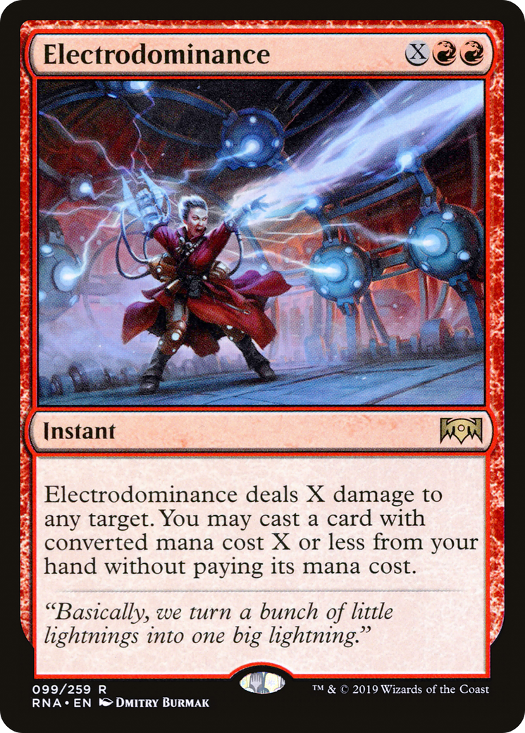 Electrodominance (RNA-099) [Ravnica Allegiance] Foil