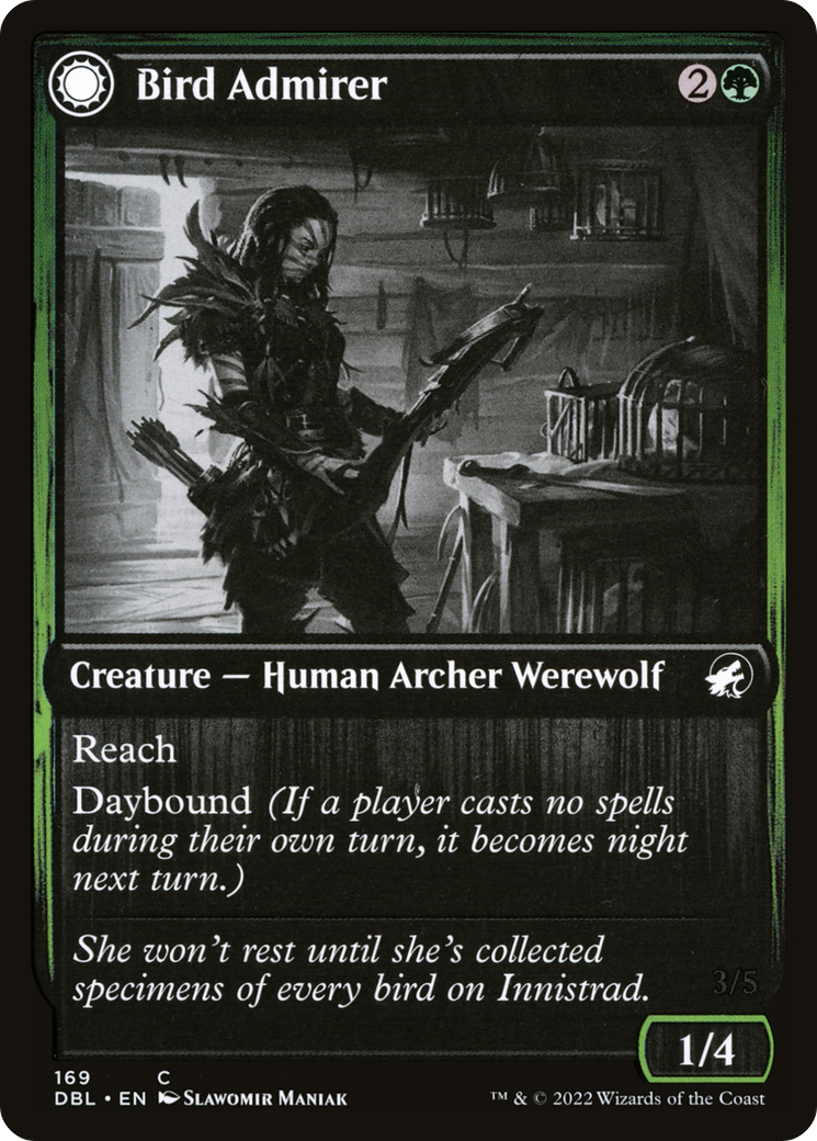 Bird Admirer (DBL-169) [Innistrad: Double Feature] Foil