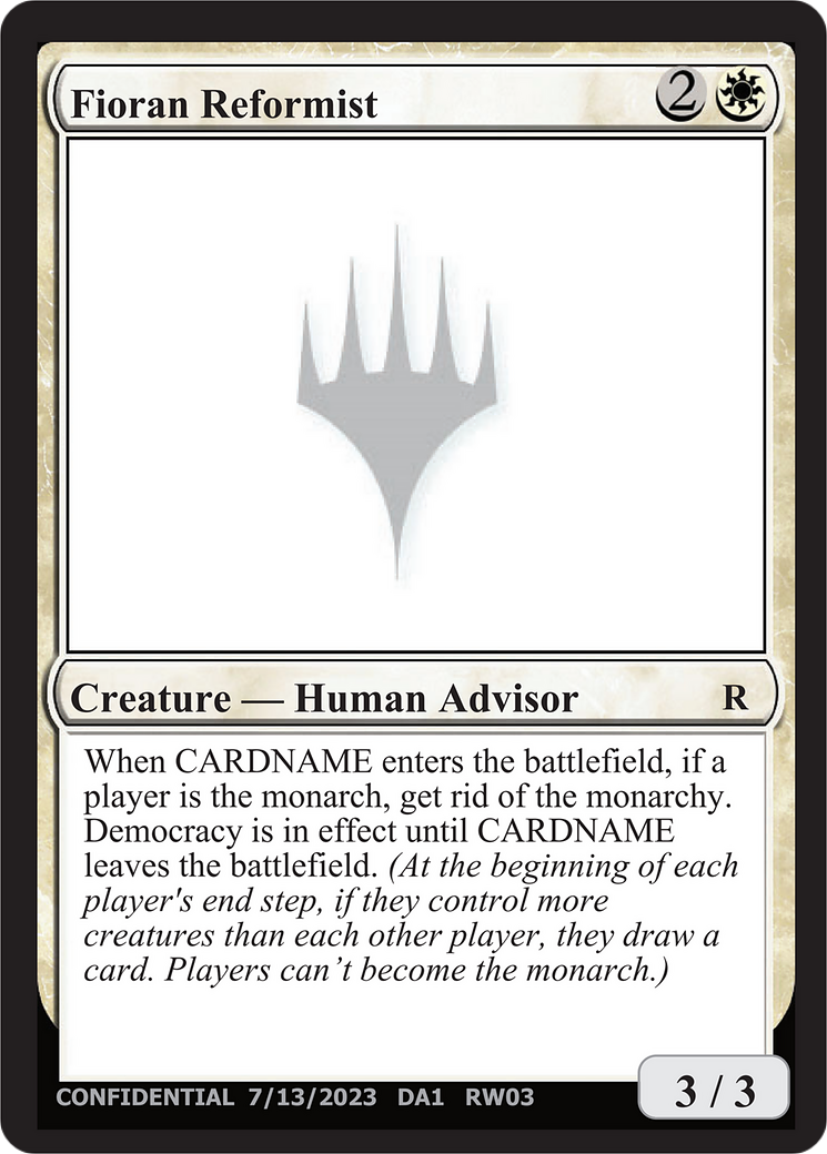 Fioran Reformist [Unknown Event]