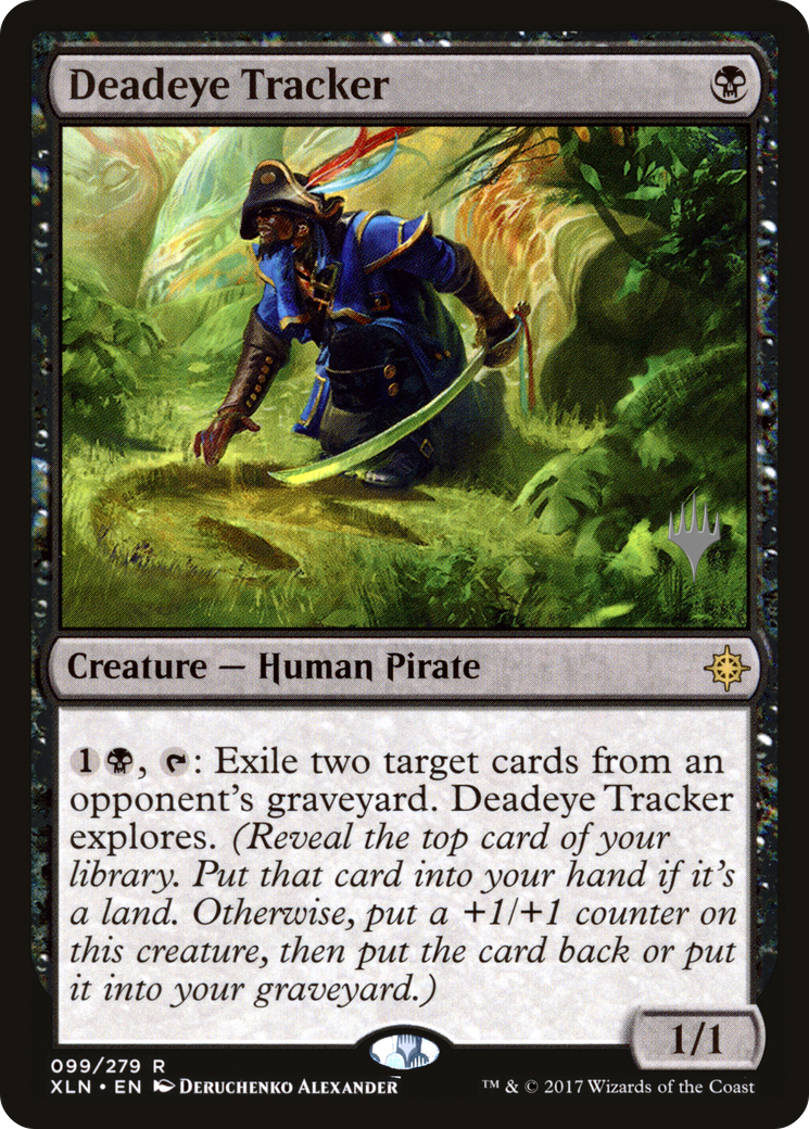 Deadeye Tracker (PPM20-099) [Promo Pack: Ixalan Promos] Foil