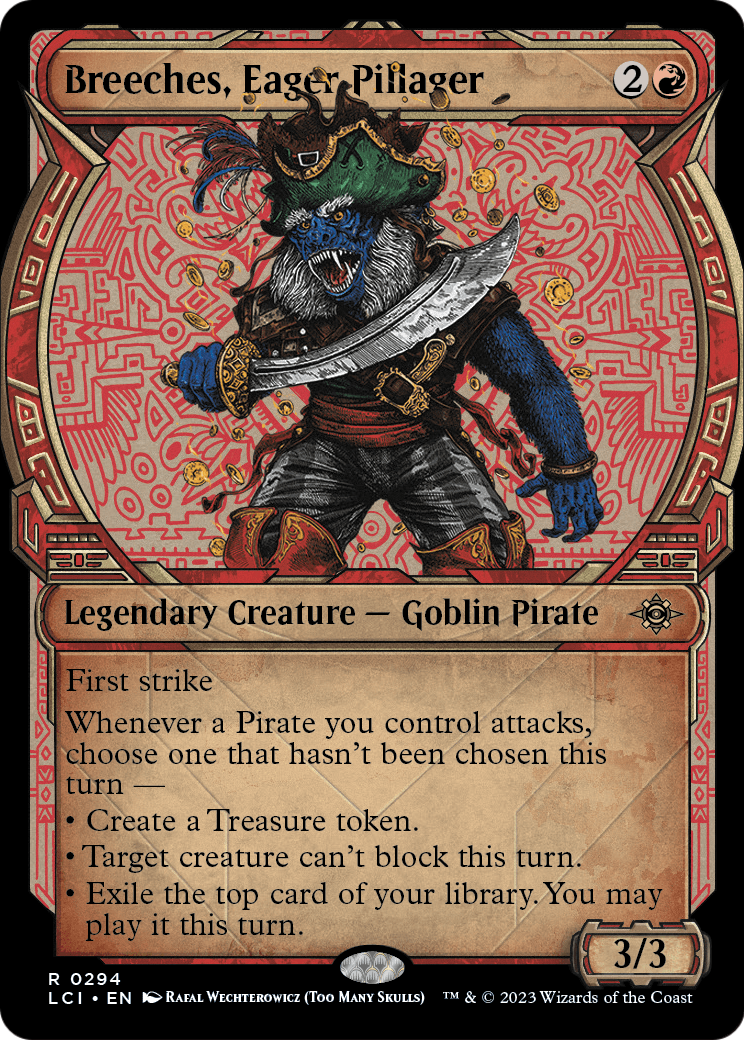 Breeches, Eager Pillager (Showcase) (LCI-294) [The Lost Caverns of Ixalan] Foil
