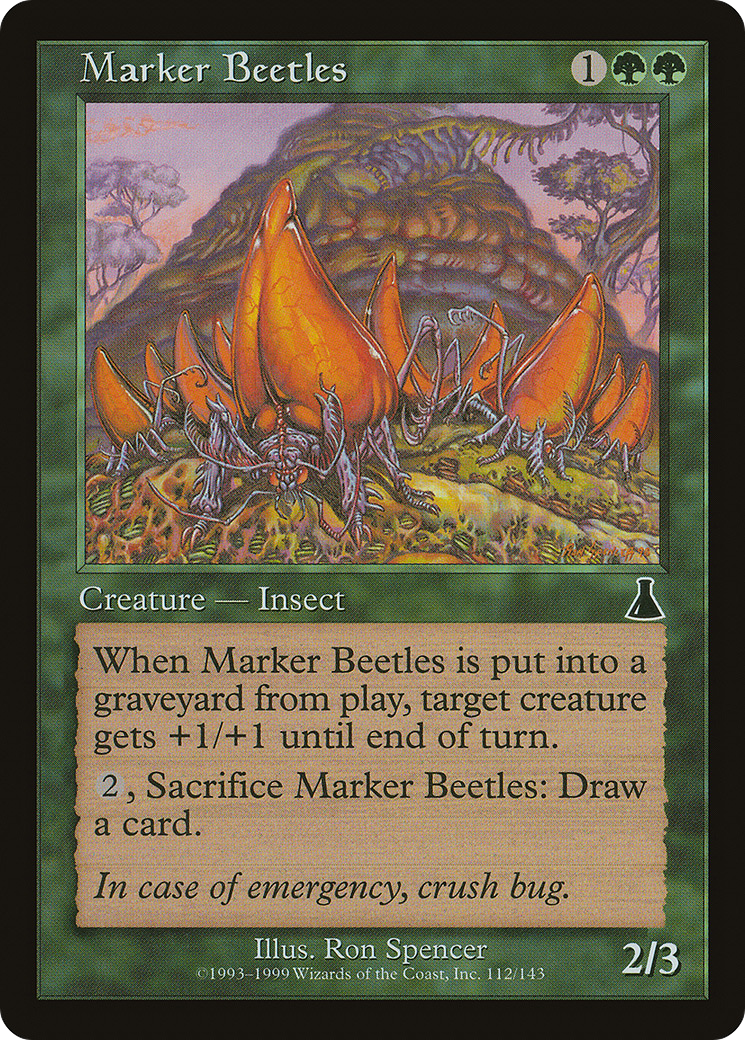 Marker Beetles (UDS-112) [Urza's Destiny]