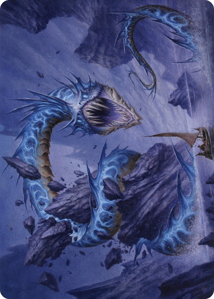 Biolume Serpent // Biolume Serpent (AVOW-020) (Borderless) [Crimson Vow Art Series] Foil