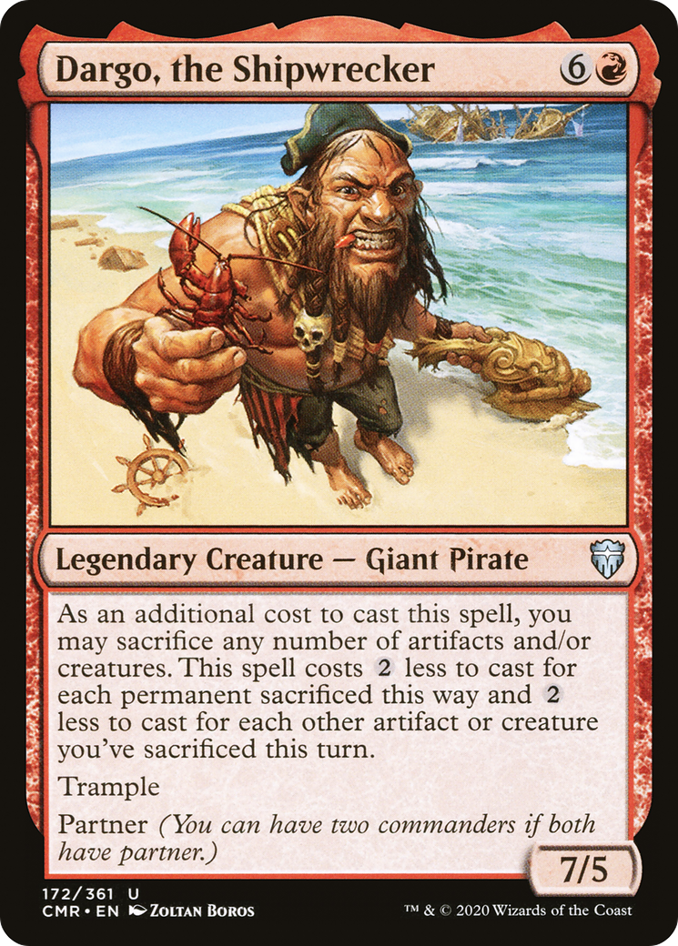 Dargo, the Shipwrecker (CMR-172) [Commander Legends] Foil