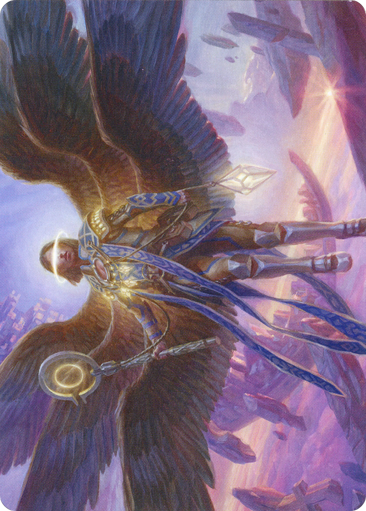 Angel of Destiny // Angel of Destiny (AZNR-037) (Borderless) [Zendikar Rising Art Series]