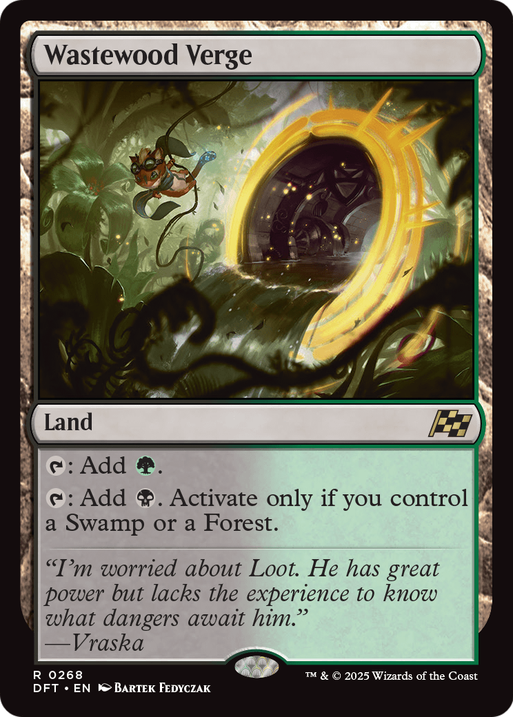 Wastewood Verge (DFT-268) [Aetherdrift] Foil