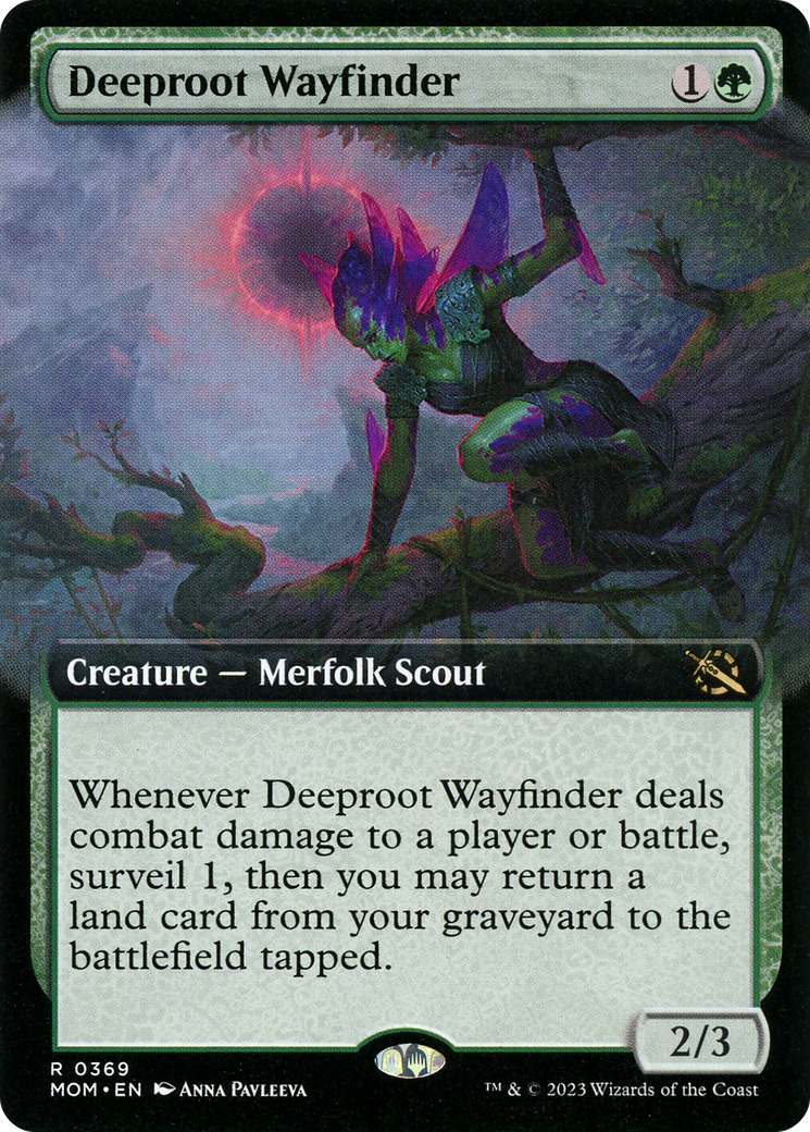 Deeproot Wayfinder (Extended Art) (MOM-369) [March of the Machine]