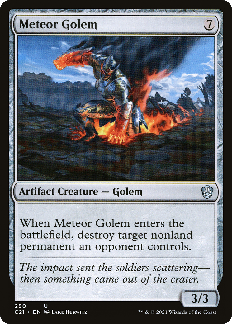 Meteor Golem (C21-250) [Commander 2021]