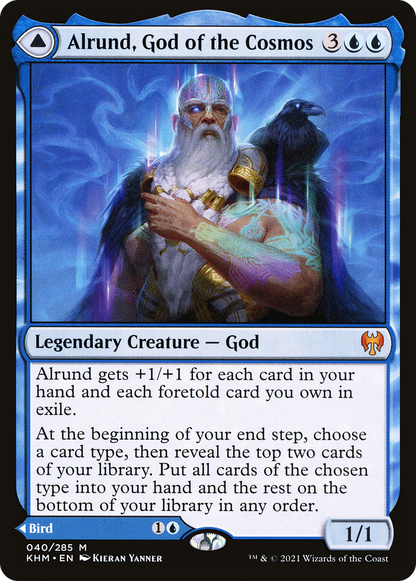 Alrund, God of the Cosmos (KHM-040) [Kaldheim] Foil