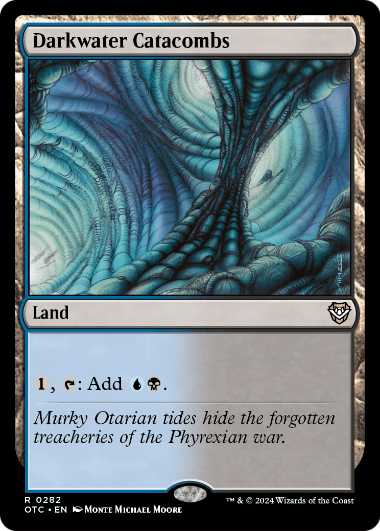 Darkwater Catacombs (OTC-282) [Outlaws of Thunder Junction Commander]