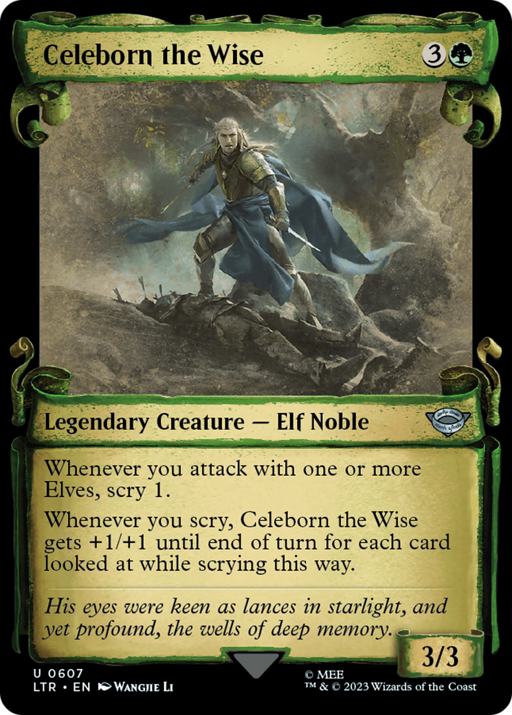 Celeborn the Wise (Showcase Scrolls) (LTR-607) [The Lord of the Rings: Tales of Middle-earth]