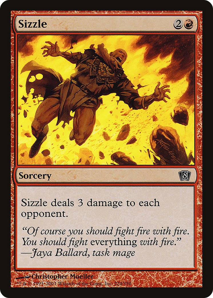Sizzle (8ED-224) [8th Edition] Foil