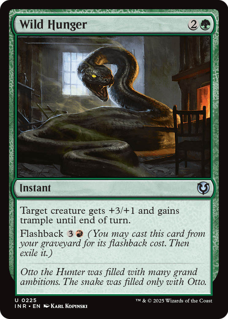 Wild Hunger (INR-225) [Innistrad Remastered] Foil