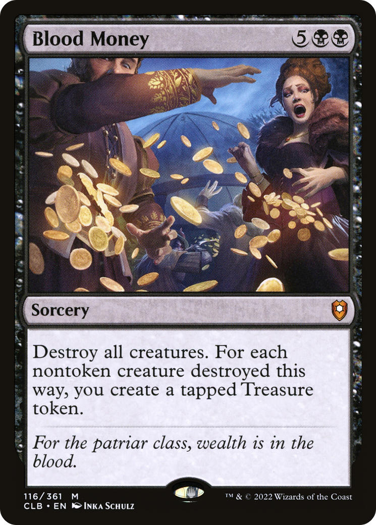 Blood Money (CLB-116) [Commander Legends: Battle for Baldur's Gate] Foil