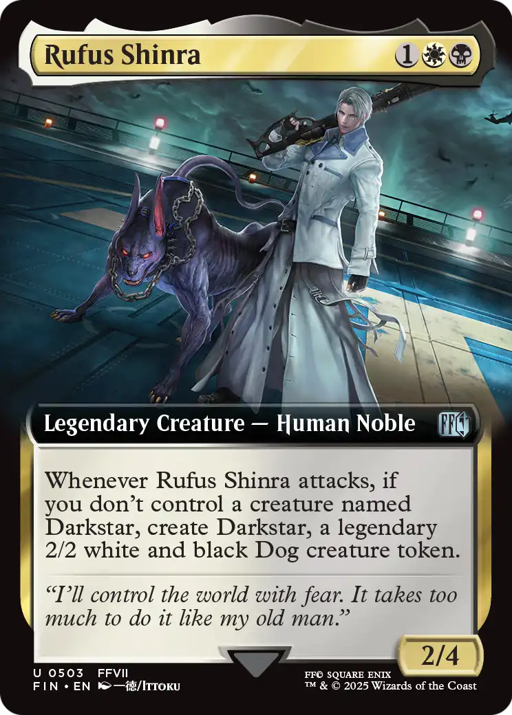 Rufus Shinra (Extended Art) (FIN-503) [FINAL FANTASY] Foil