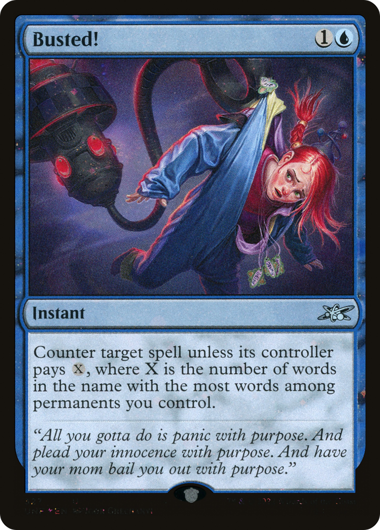 Busted! (Galaxy Foil) (UNF-327) [Unfinity] Foil