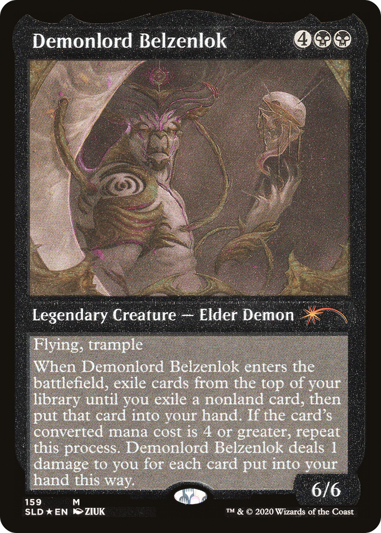Demonlord Belzenlok (SLD-159★) [Secret Lair Drop] Etched Foil