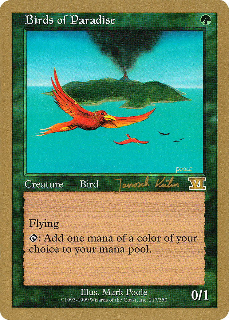 Birds of Paradise - 2000 Janosch Kuhn (6ED) [World Championship Decks 2000]